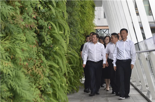 四川天府新区党工委书记周先毅带队调研彩运网集团